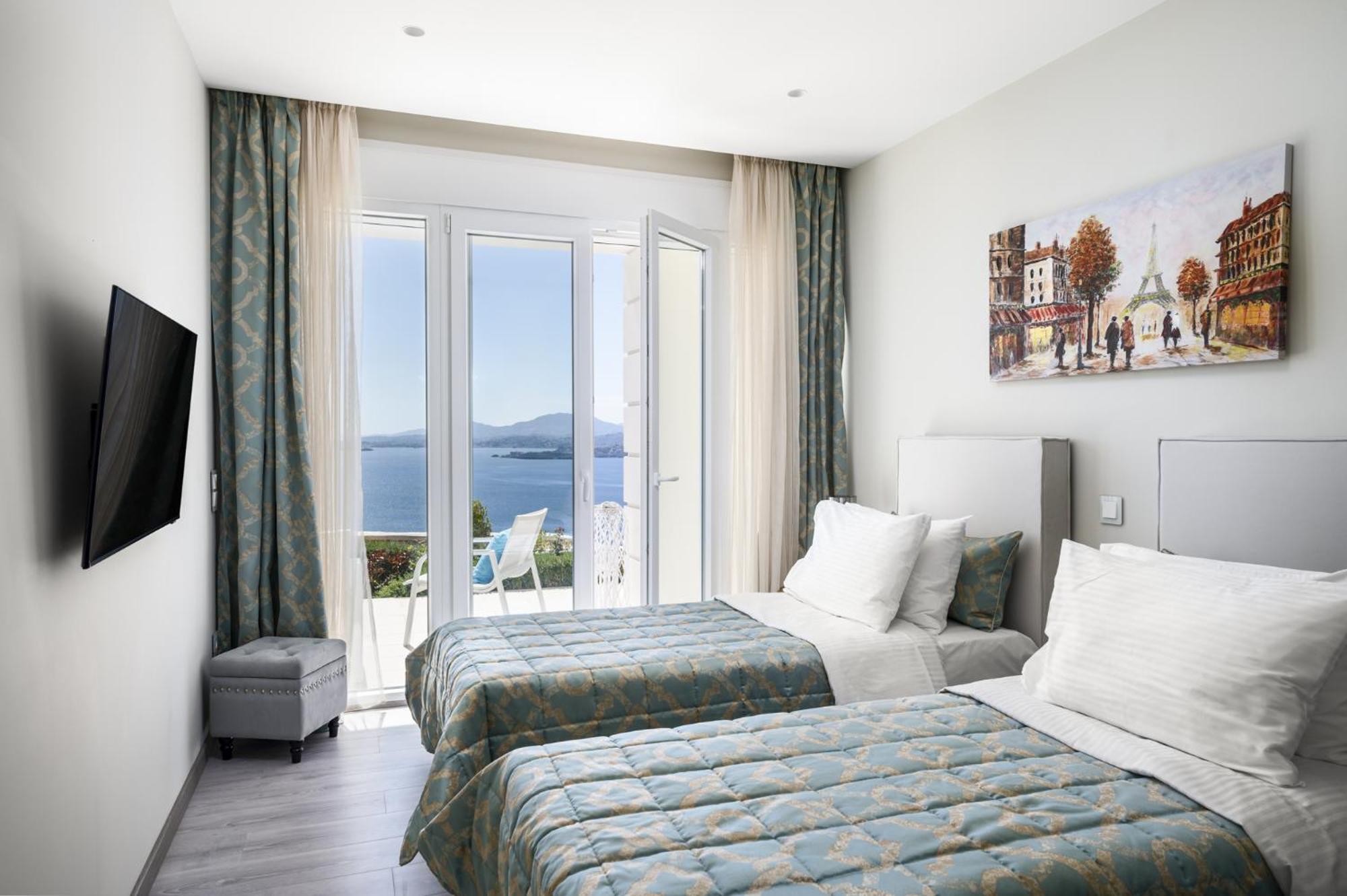 Monte Leone By Konnect With Pool, Hot Tub, & Stunning Seaview Villa Pyrgi (Corfu)